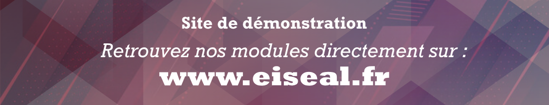 Site de démonstration de modules Prestashop - Boutique officielle : https://www.eiseal.fr